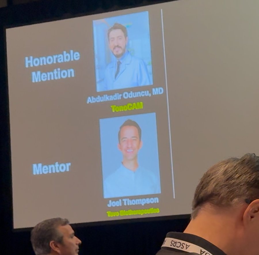 ASCRS Innovation, Honorable Mention, TonoCAM